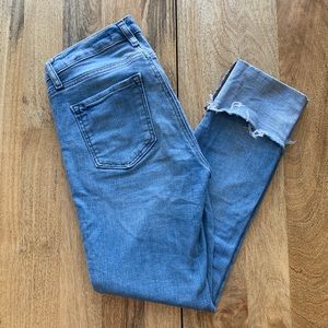 Loft stretch cuffed jeans size 26